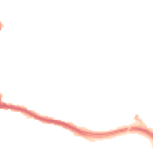 Night-time road noise heatmap for SO18 4EX