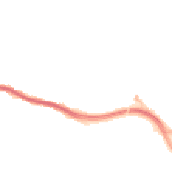 Night-time road noise heatmap for SO18 4RG