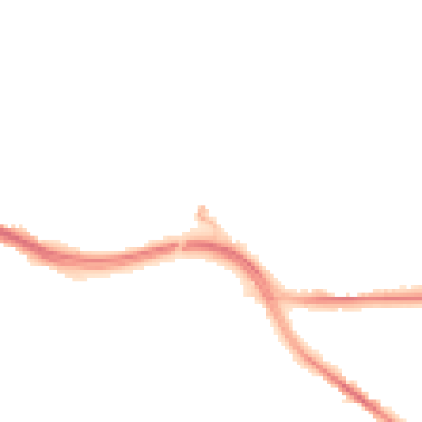 Night-time road noise heatmap for SO18 6TG