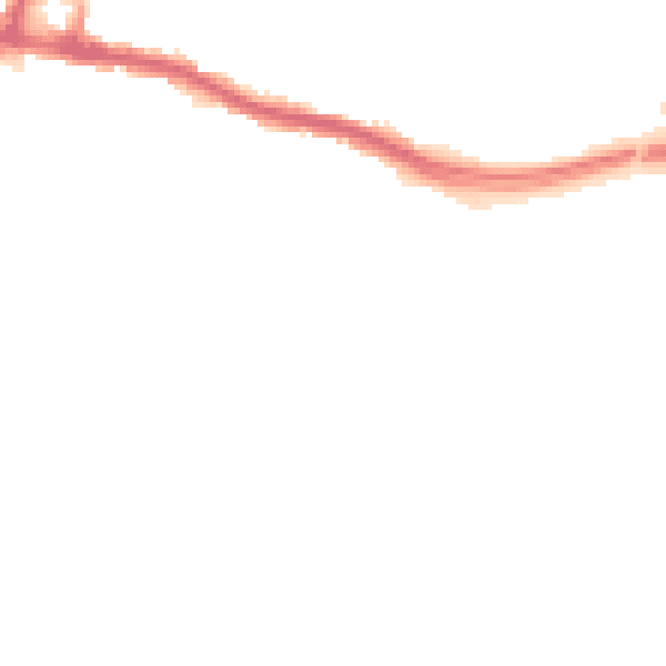 Night-time road noise heatmap for SO19 4EA
