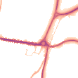 Daytime road noise heatmap for SO20 6DG