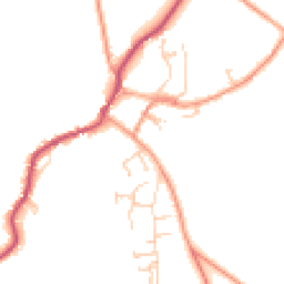 Daytime road noise heatmap for SO20 6NH