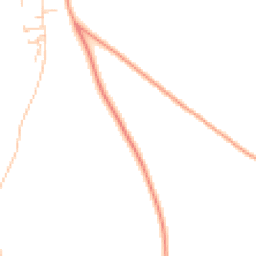 Daytime road noise heatmap for SO20 6NL