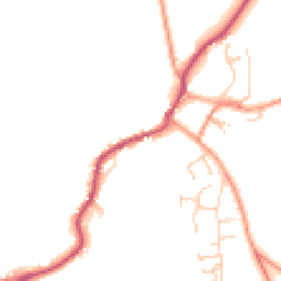 Daytime road noise heatmap for SO20 6PN