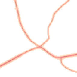 Daytime road noise heatmap for SO20 6QT