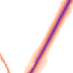 Daytime road noise heatmap for SO21 1AB
