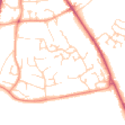 Daytime road noise heatmap for SO21 1AJ