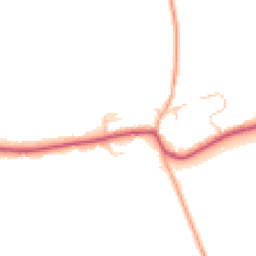 Daytime road noise heatmap for SO21 1BB