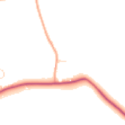 Daytime road noise heatmap for SO21 1BL