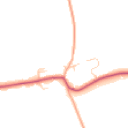 Daytime road noise heatmap for SO21 1DJ