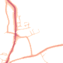 Daytime road noise heatmap for SO21 1FF