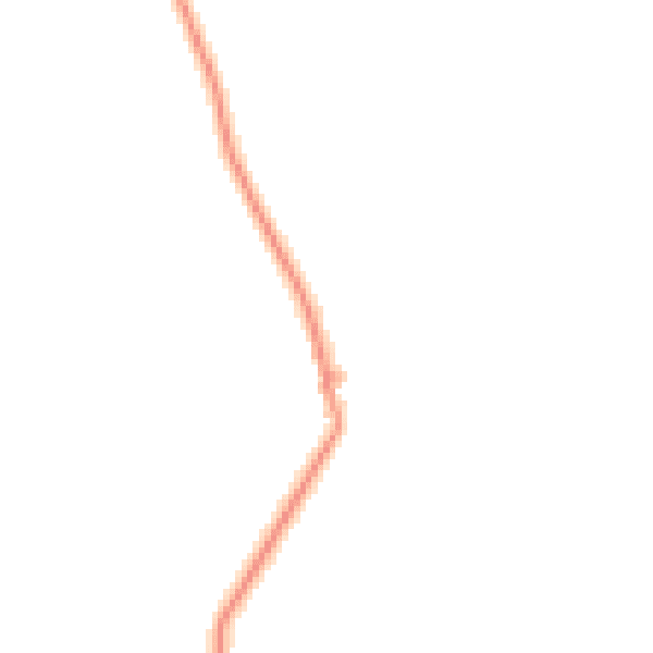 Daytime road noise heatmap for SO21 1HN