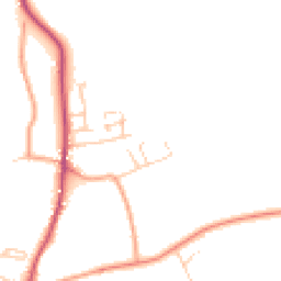Daytime road noise heatmap for SO21 1NE