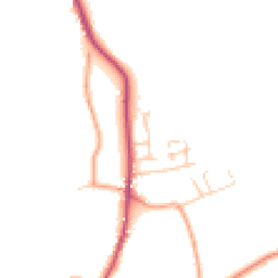 Daytime road noise heatmap for SO21 1PA