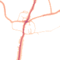 Daytime road noise heatmap for SO21 1QP