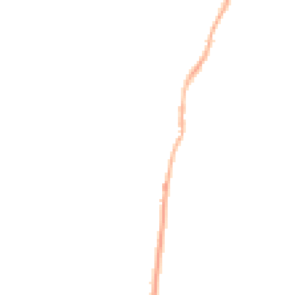 Night-time road noise heatmap for SO21 1RJ