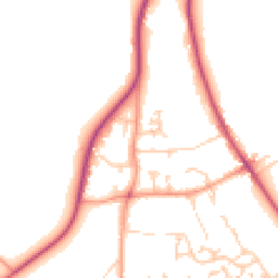 Daytime road noise heatmap for SO21 1SG