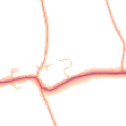 Daytime road noise heatmap for SO21 1XA
