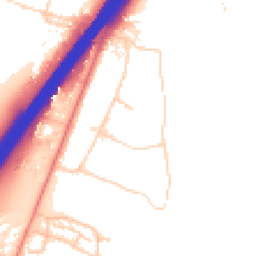 Daytime road noise heatmap for SO21 2FN