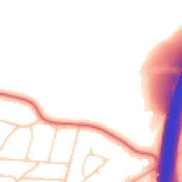 Daytime road noise heatmap for SO21 2HN