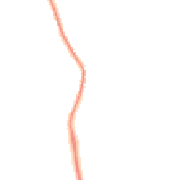 Night-time road noise heatmap for SO21 2JZ