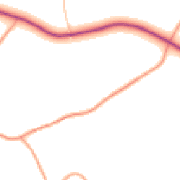 Daytime road noise heatmap for SO21 2LR