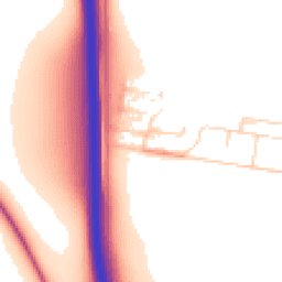 Daytime road noise heatmap for SO21 2QR