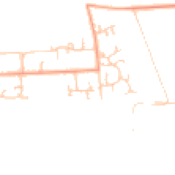 Daytime road noise heatmap for SO21 3EL