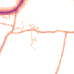 Daytime road noise heatmap for SO21 3LH