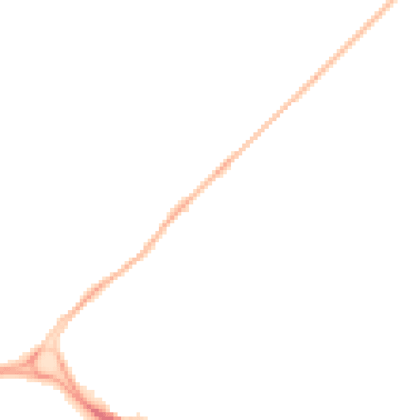 Night-time road noise heatmap for SO22 4BA