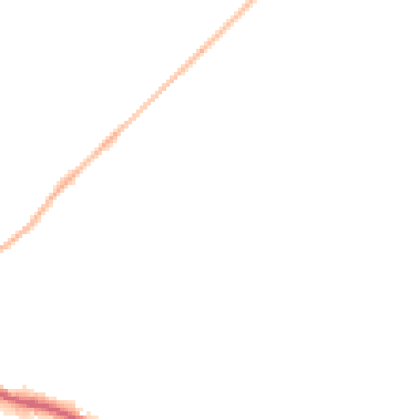 Night-time road noise heatmap for SO22 4BG
