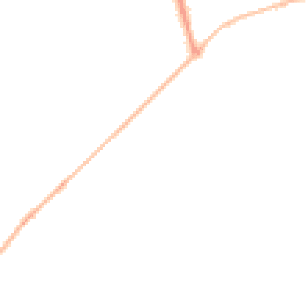 Night-time road noise heatmap for SO22 4DF
