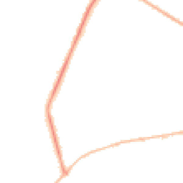 Night-time road noise heatmap for SO22 5AT