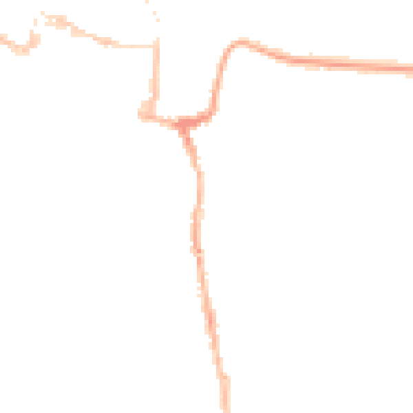 Night-time road noise heatmap for SO23 0AH