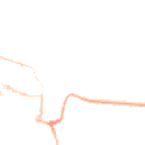 Night-time road noise heatmap for SO23 0HD