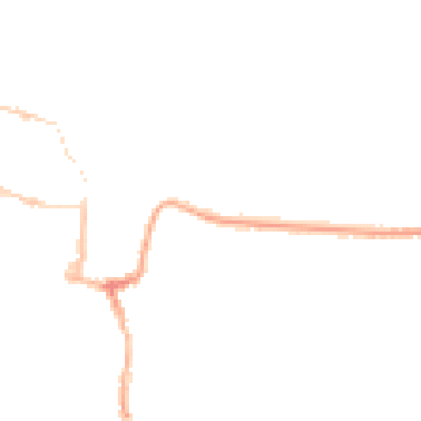 Night-time road noise heatmap for SO23 0HG