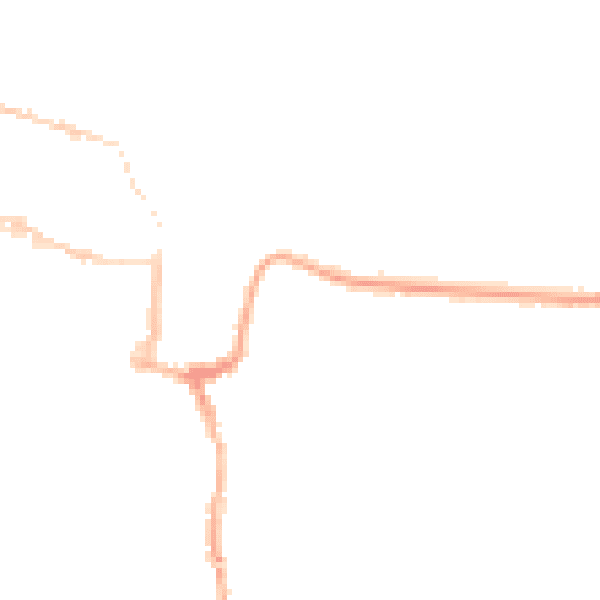 Night-time road noise heatmap for SO23 0HH