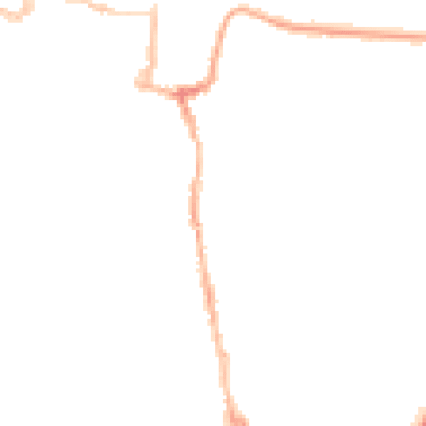 Night-time road noise heatmap for SO23 0JB