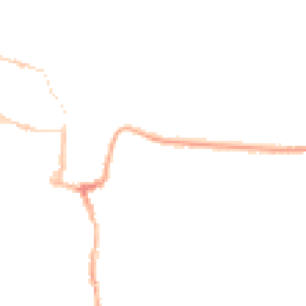Night-time road noise heatmap for SO23 0JH
