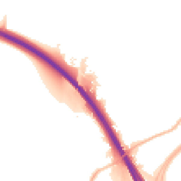 Night-time road noise heatmap for SO23 7XR