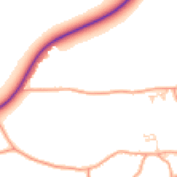 Daytime road noise heatmap for SO24 0BT