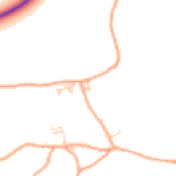 Daytime road noise heatmap for SO24 0FB