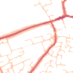 Daytime road noise heatmap for SO24 9FG