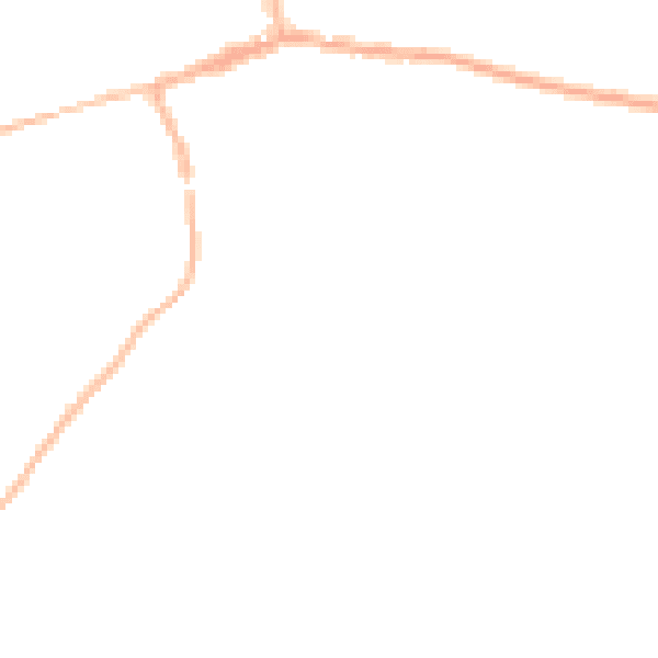 Night-time road noise heatmap for SO24 9JS