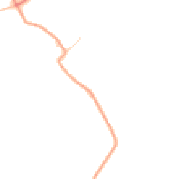 Daytime road noise heatmap for SO24 9RY