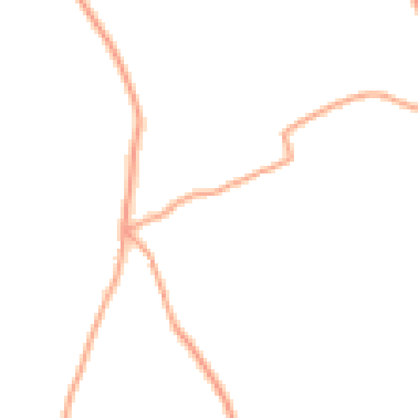 Daytime road noise heatmap for SO24 9SP