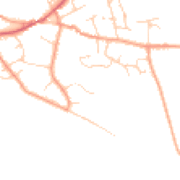 Daytime road noise heatmap for SO41 0PZ