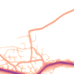 Daytime road noise heatmap for SO41 0UE
