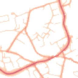 Daytime road noise heatmap for SO41 0WW