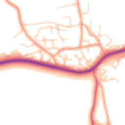 Daytime road noise heatmap for SO41 0ZB